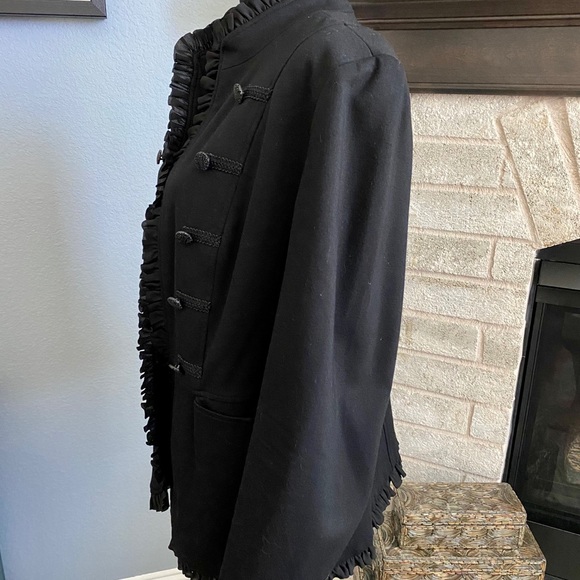 Chico’s Ruffled Blazer - Picture 2 of 4